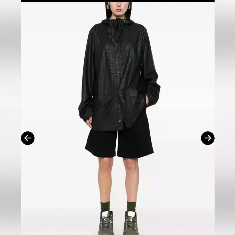 Rain Logo Print rain jacket NWT XL